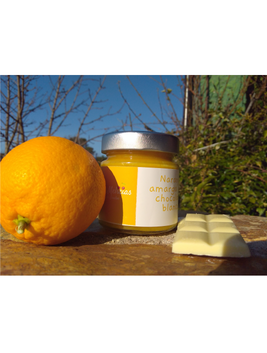 Mermelada de Naranja Amarga con Chocolate Blanco | Mermelicias de Gredos 230 g