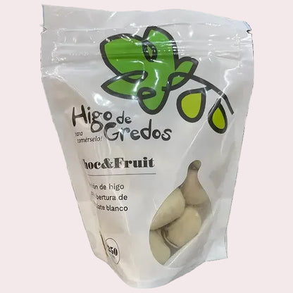 Higo de Gredos con chocolate blanco