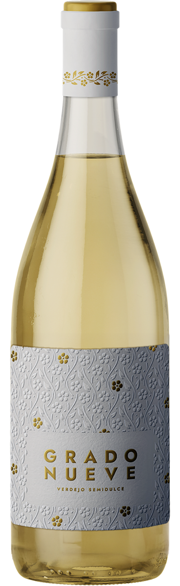 Botella de Gradonueve, vino blanco semidulce Verdejo de 750 ml