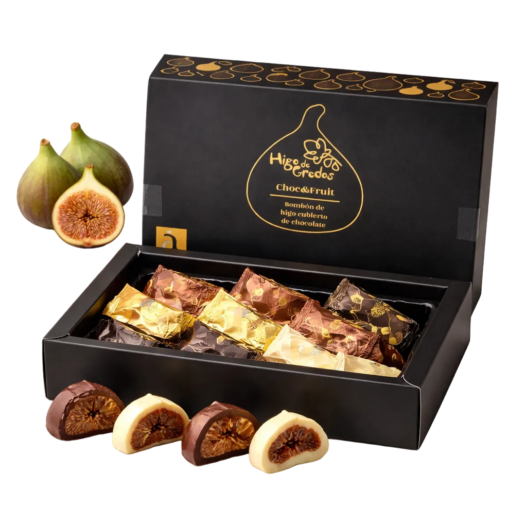 Surtido de Bombones de Higo de Gredos con Chocolate – Caja Gourmet Choc&Fruit