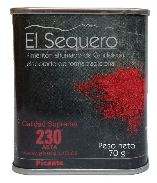 Lata pimentón picante El Sequero Candeleda