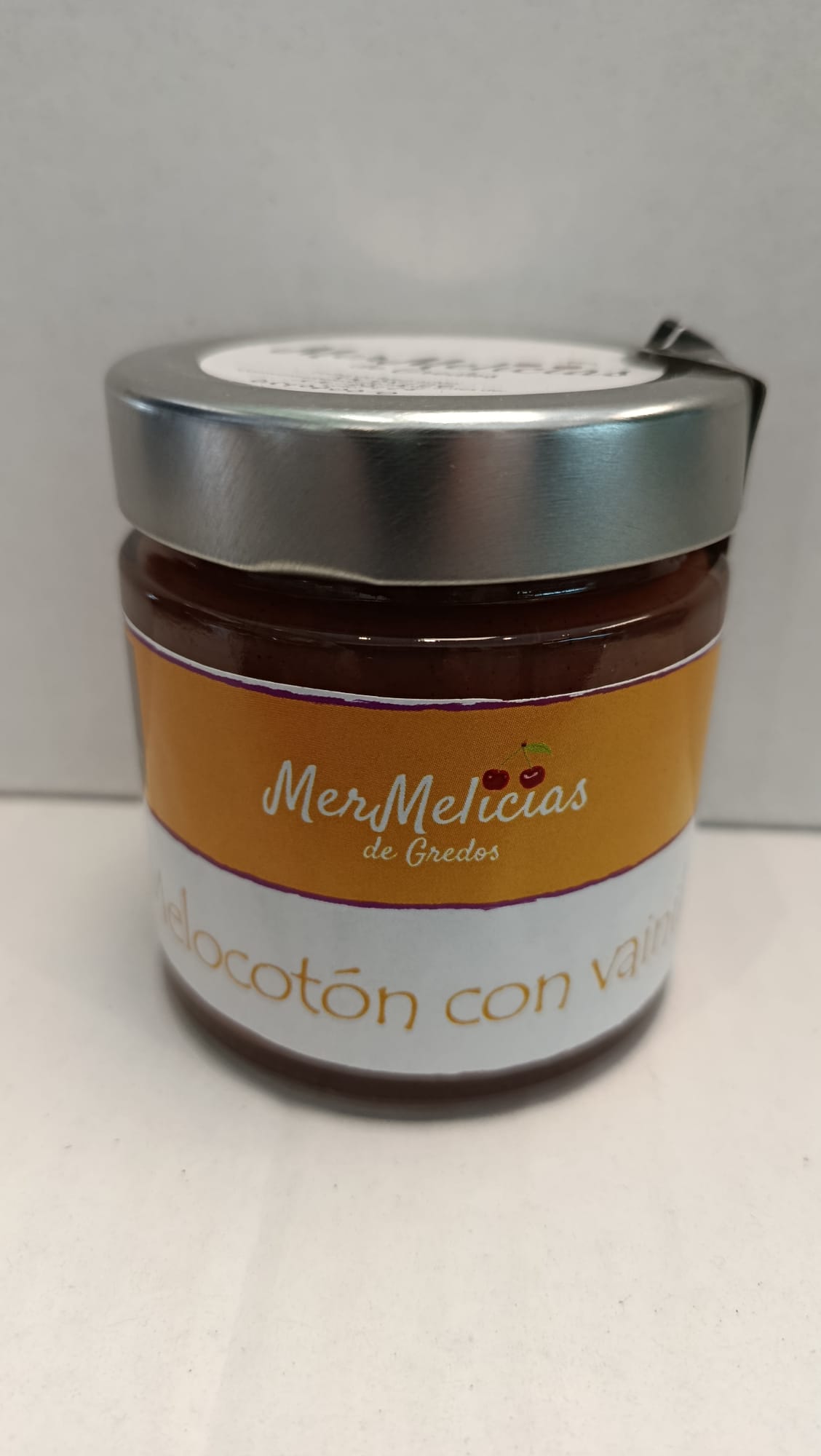 Mermelada de Melocotón con Vainilla | Mermelicias de Gredos 230 g
