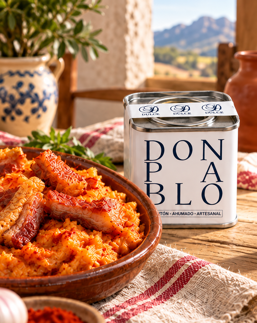 Pimentón Don Pablo de Candeleda ideal para patatas revolconas.
