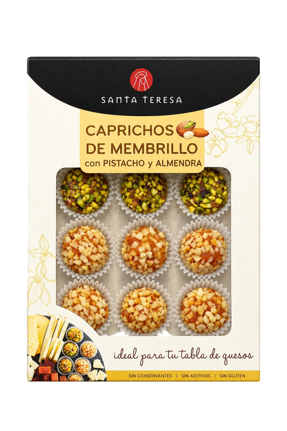 membrillo de santa teresa con pistacho y Almendra