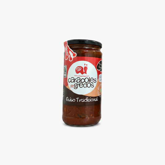 Caracoles de Gredos en salsa tradicional 700 g, conserva gourmet lista para calentar”