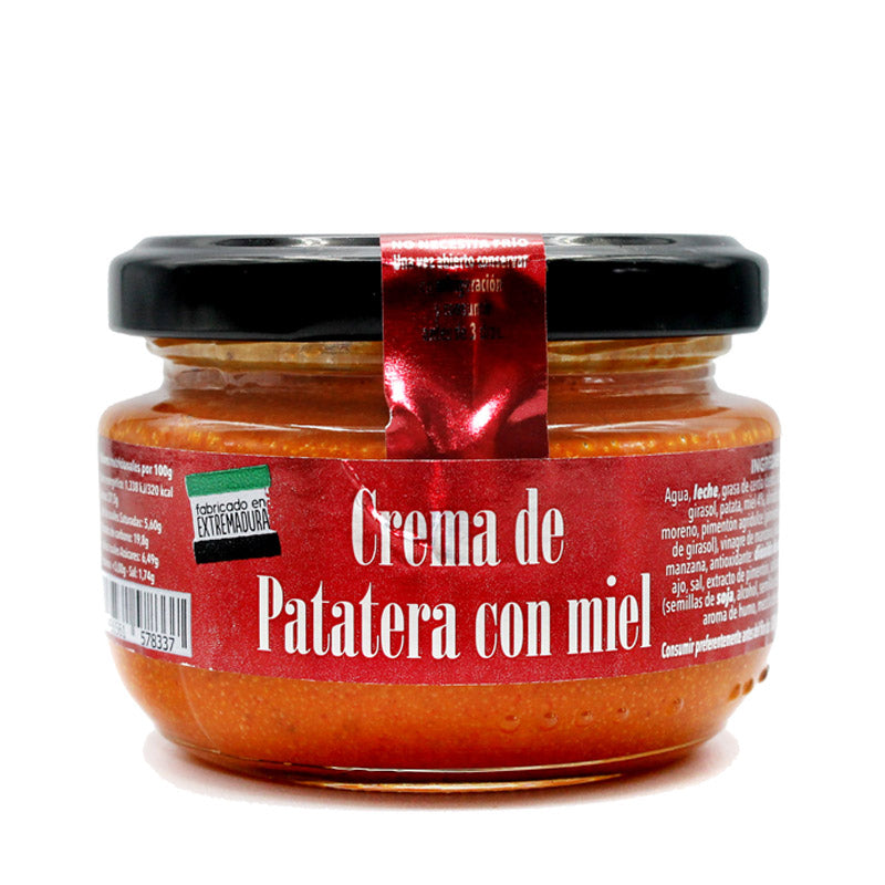 Crema de Patatera con Miel La Patería de la Vera 110 g, alimento gourmet para untar en El Abuelo Pipo Gredos.