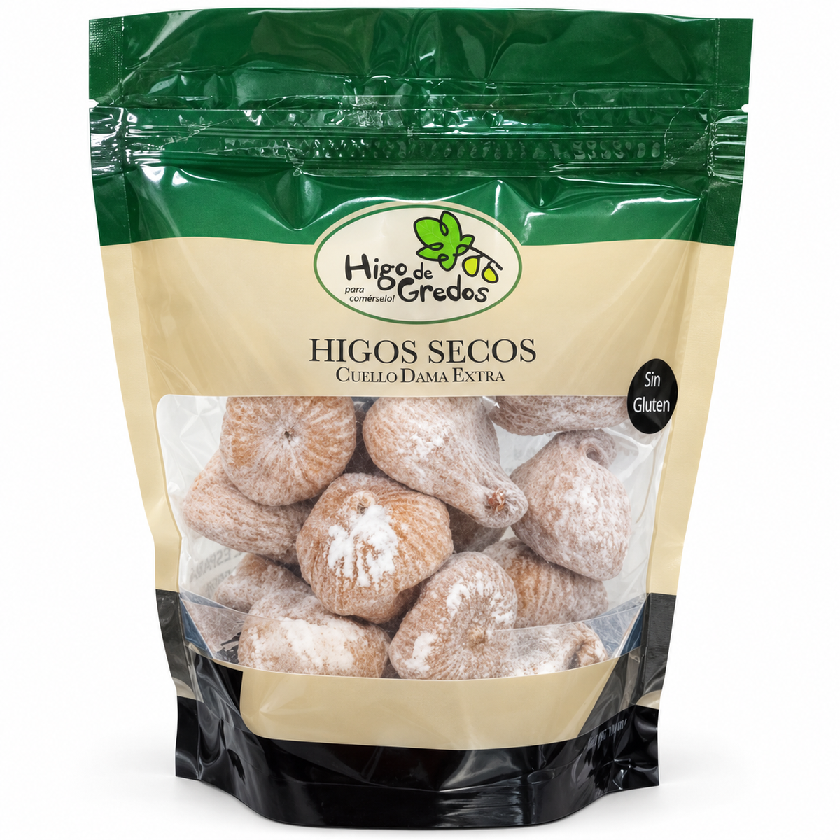 Higos secos con harina de arroz Cuello Dama Extra · Higo de Gredos