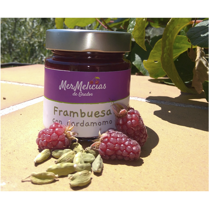 Mermelada de Frambuesa con Cardamomo | Mermelicias de Gredos 230 g