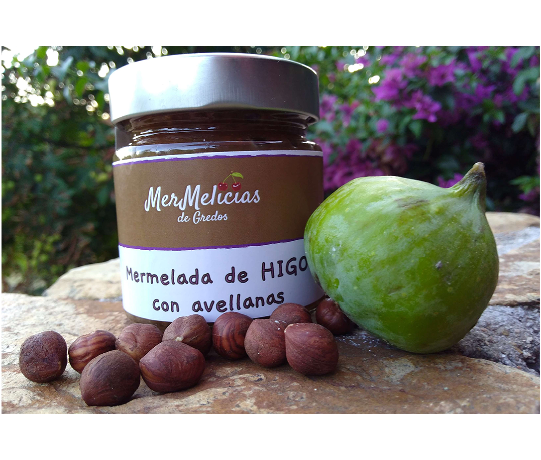 Mermelada de Higo con Avellanas | Mermelicias de Gredos 230 g