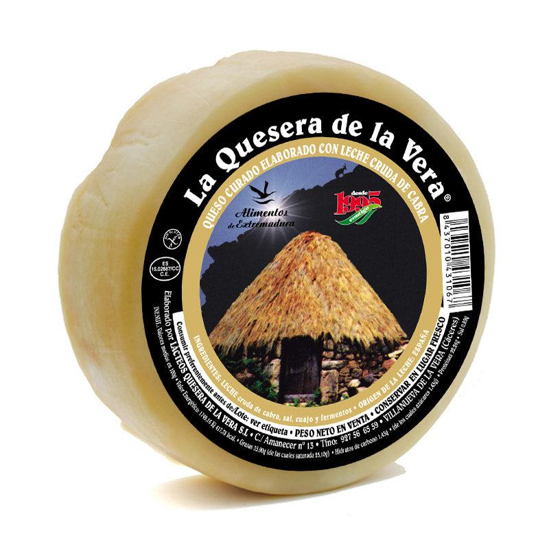 Queso de cabra curado de leche cruda La Quesera de la Vera