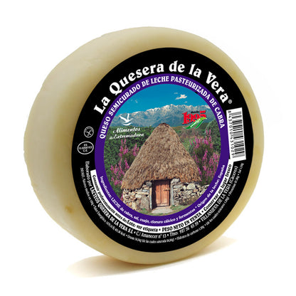 Queso de cabra semicurado natural La Quesera de la Vera